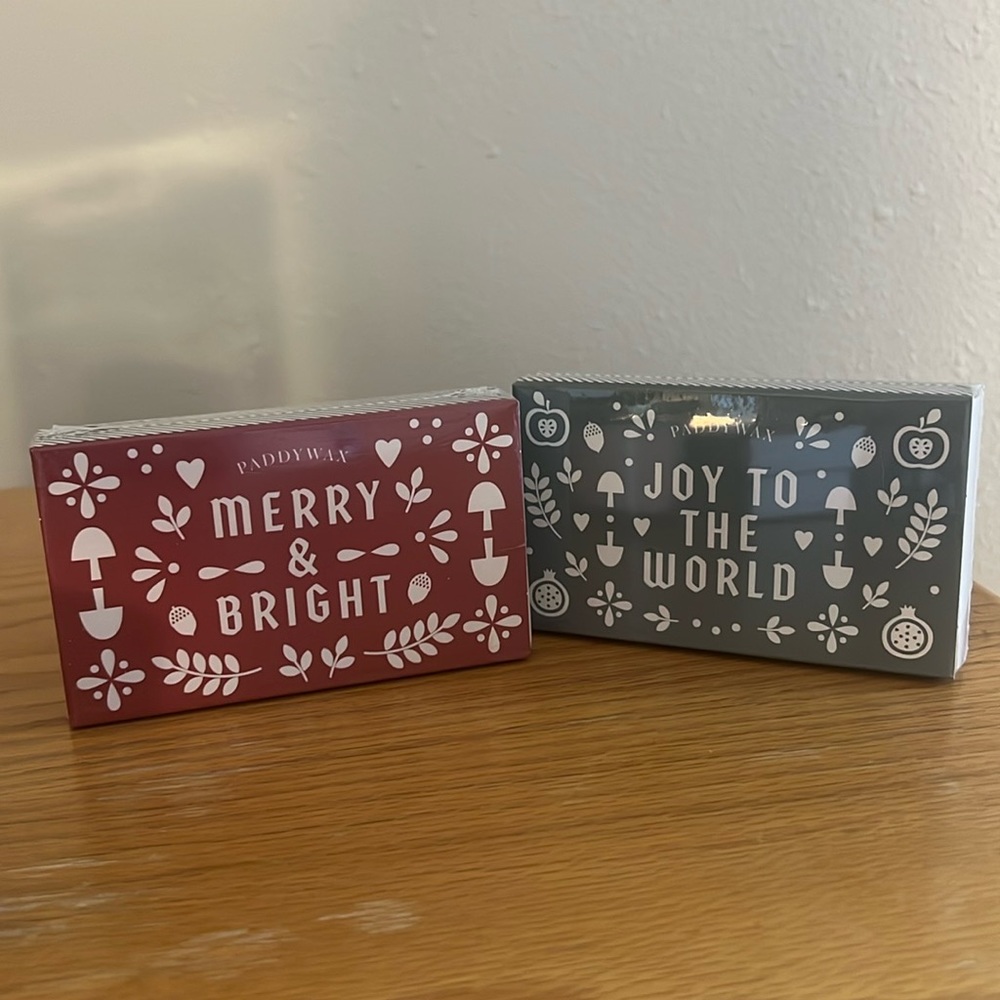 Paddywax match set, lot of 2